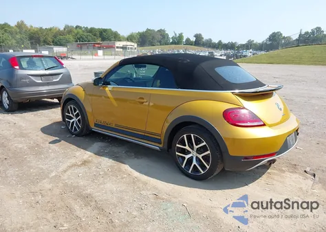 2018 Volkswagen Beetle 2.0T Dune from USA, damaged, VIN 3VWTDAAT5JM501400